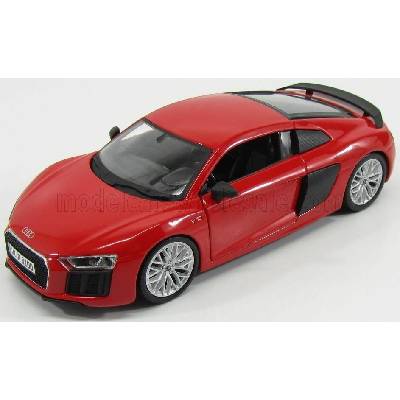 MAISTO AUDI R8 V10 PLUS COUPE 2015 - RED CARBON 1:24