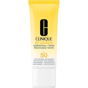 Clinique Sun UV Solutions Brightening Tinted Sunscream SPF50 озаряващ тониращ крем цвят Medium 40ml