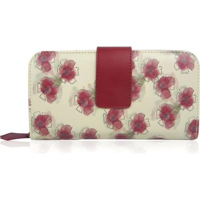 HARAHU Портмоне la-6407 - Бяло / Бордо kp6407 (la-6407)