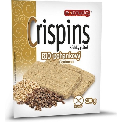 Extrudo Crispins křehký plátek pohankový s quinoou Bio 100 g