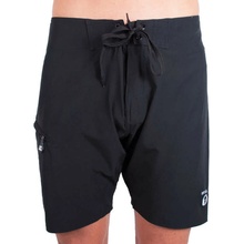 69SLAM krátke stretch boardshort plain bk