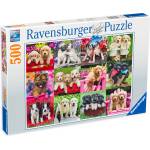 Ravensburger Пъзел Ravensburger от 500 части - Кученца (14659)