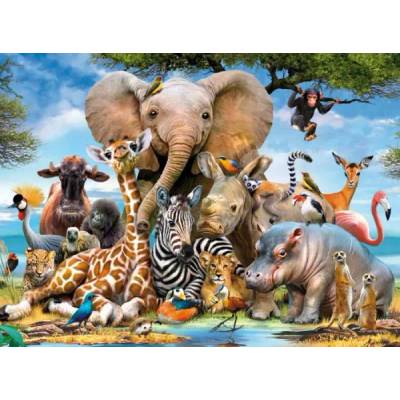 Ravensburger - Puzzle African Friends - 300 piese