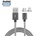 4smarts USB Кабел Магнитен, 4Smarts Gravitycord micro-USB & Lightning, Сив (4S468539)