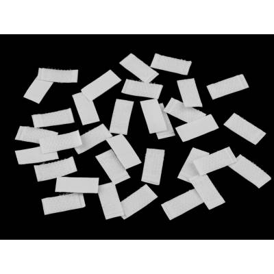 Suchý zip samolepicí obdélníčky sypané 10x20 mm, malé, 1 bílá háček