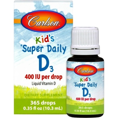 Carlson Labs Kid's Super Daily D3 400 IU [10 мл]