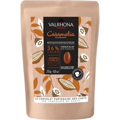 Valrhona Feves Mliečna Čokoláda Caramelia 36% 250 g