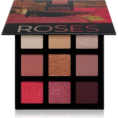Avon Ultra Colour палитра сенки за очи цвят Roses 6.3 гр