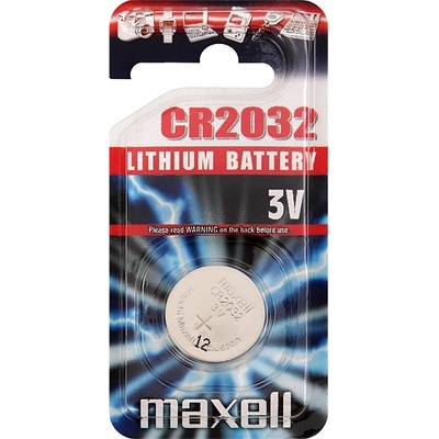 Maxell Бутонна батерия литиева maxell cr2032 3 v (cr2032)