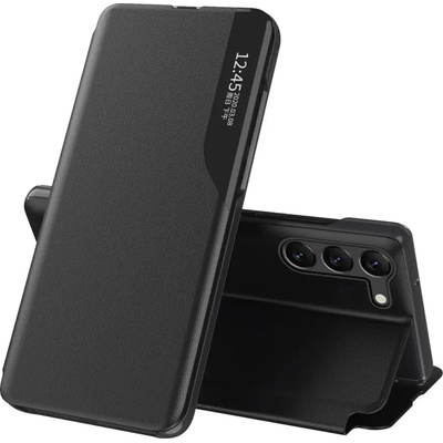 HQWear Калъф HQWear Eco Leather View за Samsung Galaxy S24, черен (9145576284223)
