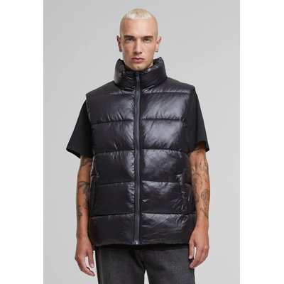 Urban Classics Грейка Recycled Big Puffer Vest black XXLUB-TB7015-00007 - Тъмносив, размер L