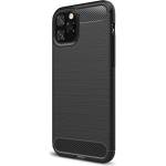 Gigapack iPhone 11 Pro GIGAPACK силиконов калъф за телефон, удароустойчив, с карбонов мотив, ЧЕРЕН (GP-90171)