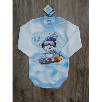 Image 1 of БЕЙБ ФЕШЪН ЕООД Боди с дълъг ръкав Сноуборд, 74, 80