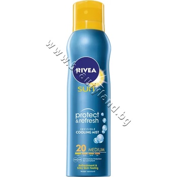 Image 1 of Nivea Спрей Nivea Sun Protect & Refresh SPF 20, p/n NI-80497 - Охлаждащ слънцезащитен спрей (NI-80497)