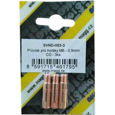 Průvlak pro hořáky M6 - 0,8mm CO - 3ks