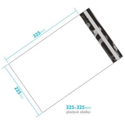 Plastová obálka 225x325mm