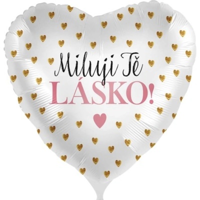 SMART Balón foliový Miluji Tě Lásko! srdce 43cm