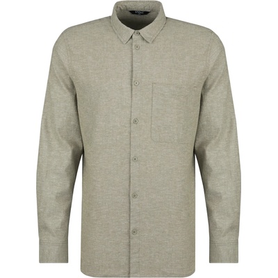 Stoic Мъжка риза с копчета Stoic Hemp54 BjurholmSt. L/S Shirt - Lichen Green - размер XXL (216-6095-0115)