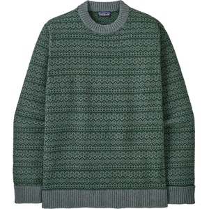 Patagonia Мъжки вълнен пуловер Patagonia Recycled Wool Sweater Jumper - Snow Squail: Blue Sage - размер XS (017-1268-1911)