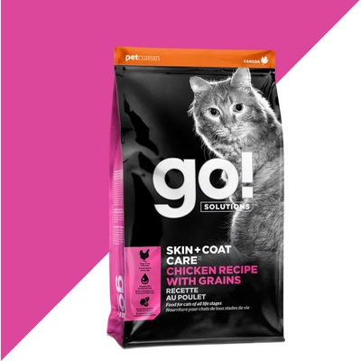 Go! solutions Go! skin+coat care Суха храна за котки с пиле за кожа и козина