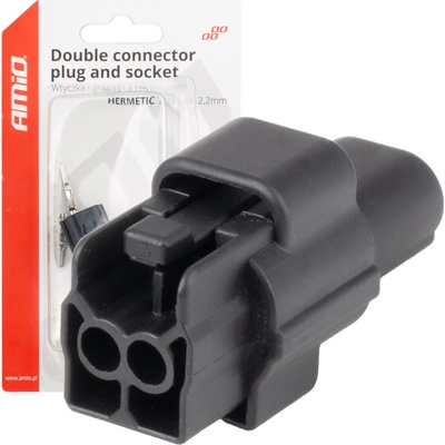 Sada elektrických konektorov vodotesných 2 PIN 2,2 mm AMiO-04346