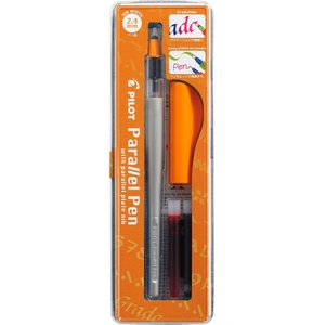 Pilot Писалка за калиграфия Pilot Parallel Pen 2, 4 мм комплект черен (FP3-24-SS)