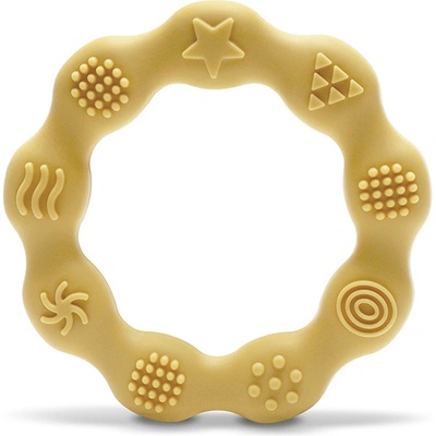 Lorelli Premium СИЛИКОНОВА ГРИЗАЛКА РИНГ natural yellow (10210920001)