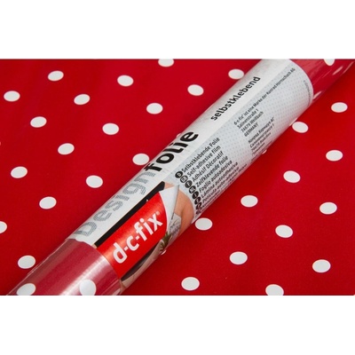 Samolepicí fólie d-c-fix 3460627 Červené puntíky 45 cm x 2 m