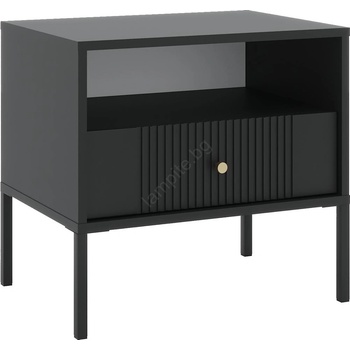 Wipmeb Sp. z o. o Нощно шкафче lue, черно (wm0105)
