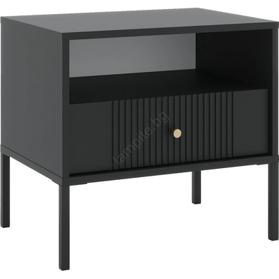 Wipmeb Sp. z o. o Нощно шкафче lue, черно (wm0105)