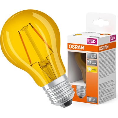 Osram 4058075433922 LED klasická žárovka E27 2,5 W STAR DÉCOR CLASSIC, žlutá