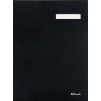 ESSELTE Kniha na podpisy A4 kartónová, 20 listov, čierna, 621061