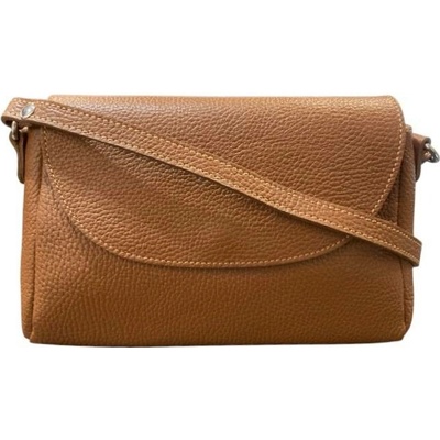Vera Pelle dámská crossbody kožená koňaková 1663 d17 koňaková