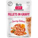 Brit Care Filety z lososa v omáčke 24 x 85 g