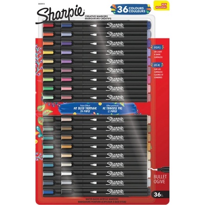 Sharpie Комплект маркери Sharpie Acrylic Bullet 2.5mm, 36 цвята (34897-А-BULLET)