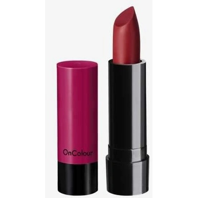 Oriflame Matná rtěnka OnColour cestovní balení brick red 2,5 g