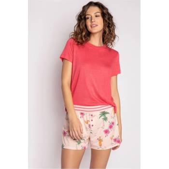 PJ Salvage Поларени къси панталони PJ Salvage Women's Fleece Jogger Shorts - Pink