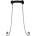 Ouch! Silicone Bit Gag with Nipple Clamps Black