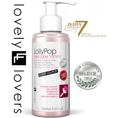 Lovely Lovers LollyPop Tasty Lube s příchutí lízátka 150 ml