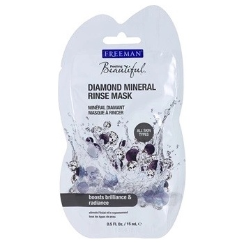 Freeman Feeling Beautiful pleťová maska pro mastnou pleť Diamond Mineral Rinse Mask 15 ml