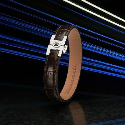 Maserati náramok Leather JM2269LA03