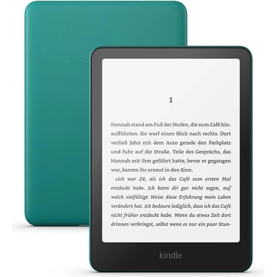 Amazon Kindle Paperwhite (latest generation) - Our fastest Kindle, with new 7-inch display and weeks of battery life - 16GB - with ads - jade green - SA568B