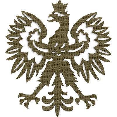 Nášivka M-Tac Polski orzel - ranger green