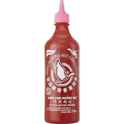 Flying Goose Chilli omáčka Sriracha extra pálivá bez MSG 730 ml