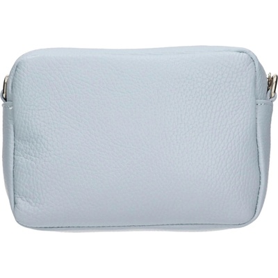 Dámská kožená crossbody kabelka Italia Marika světle modrá