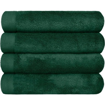 SCANquilt Uterák froté MODAL SOFT tmavá zelená 50x100 cm