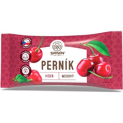 Rej Food Srnín Medový perník s višněmi 60 g