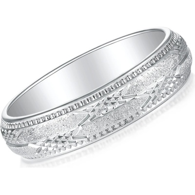 Olivie Snubní stříbrný prsten HELSINKI 9049