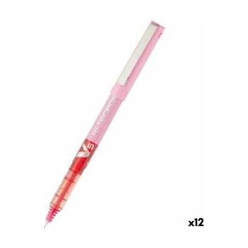 Pilot Писалка с течно мастило Pilot V-5 Hi-Tecpoint Розов 0, 3 mm (12 броя)