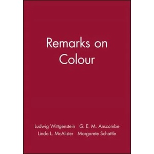 Remarks on Colour | Ludwig Wittgenstein (ISBN: 9780631116417)